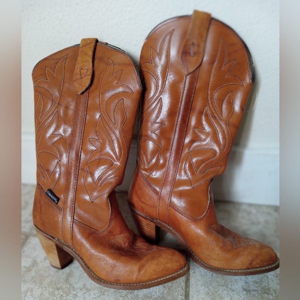 Vintage Capezio Leather Boots Sz 9M